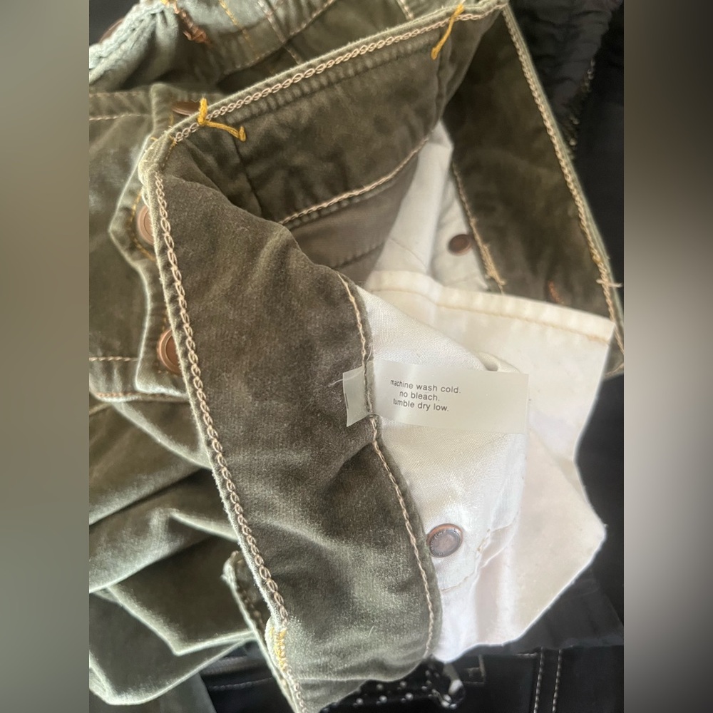 Twill twenty two velvet pants - Picture 9 of 11